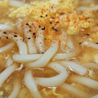 あったか♪卵としょうがのあんかけうどん